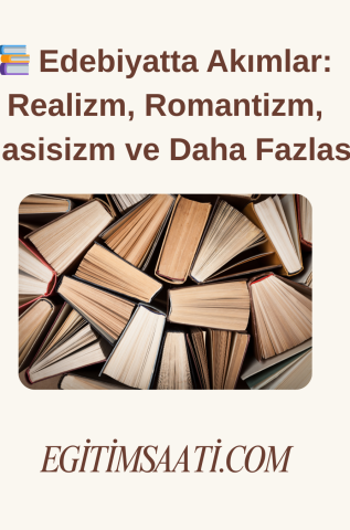 📚 Edebiyatta Akımlar: Realizm, Romantizm, Klasisizm ve Daha Fazlası